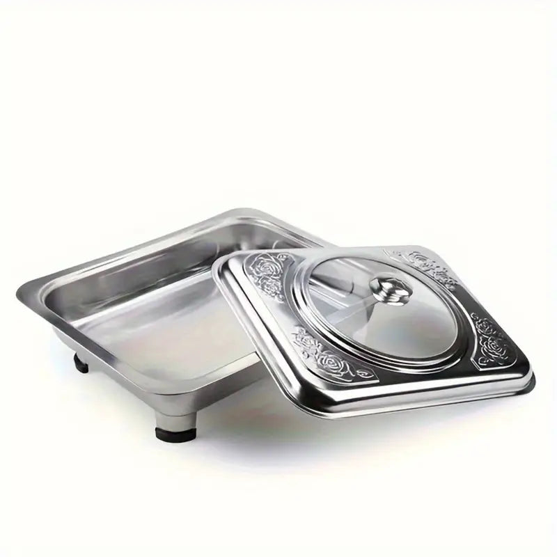 BUFFET TRAY™ BANDEJA ELEGANTE CON TAPA