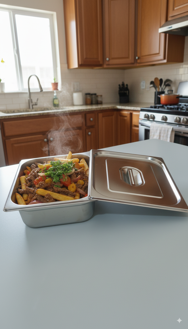 MAX CONTAINER™ CONTENEDOR DE ACERO INOXIDABLE + TAPA