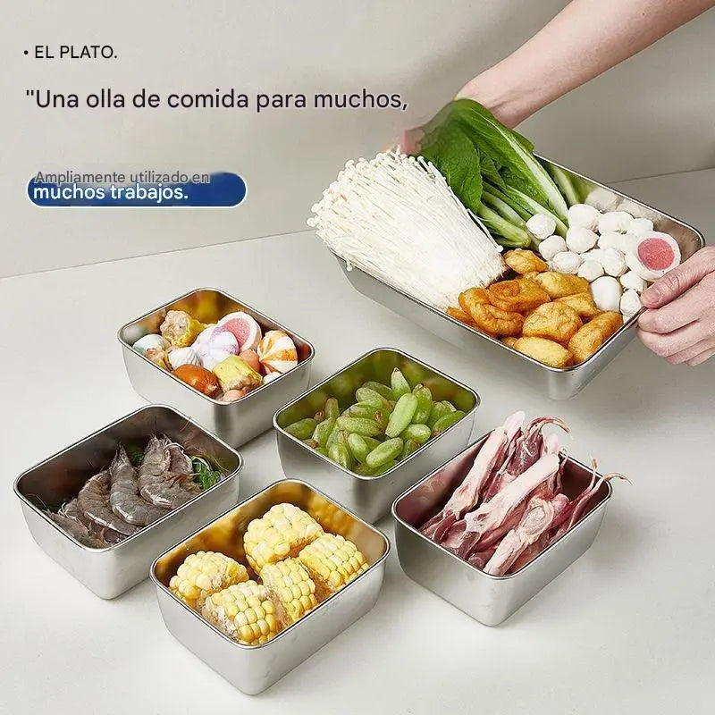 BOXFOOD™ - CONSERVADOR DE ALIMENTOS ACERO X 3UND