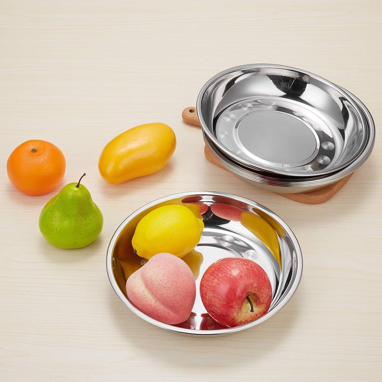 DISHESGLAM™ PLATOS DE ACERO INOXIDABLE