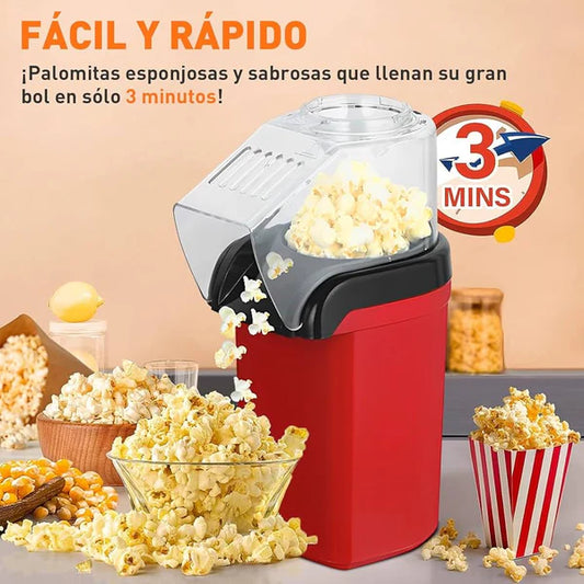 MAQUINA POP CORN™ SIN ACEITES, LISTO AL INSTANTE