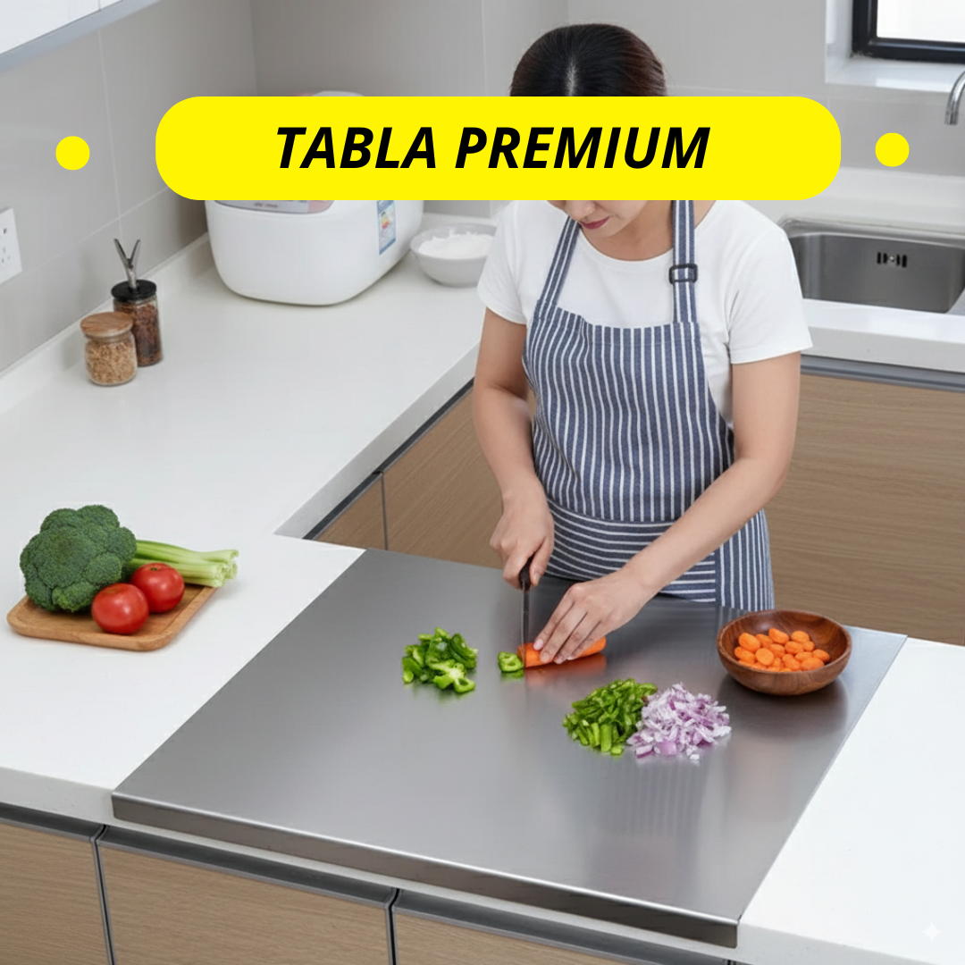 PREMIUM STAINLESS™ TABLA DEFINITIVA DE ACERO INOXIDABLE