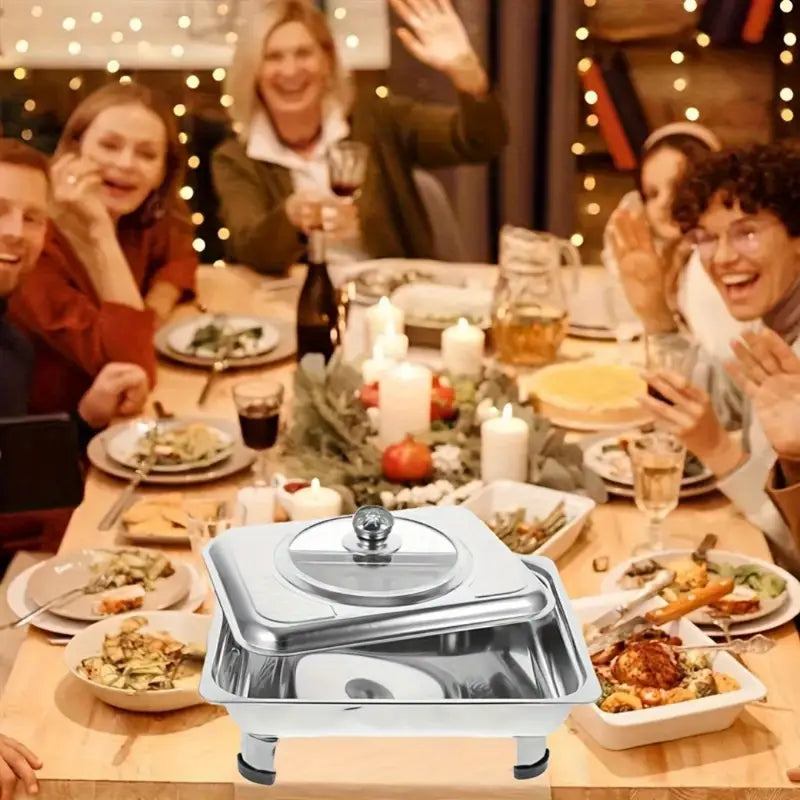 SUPREME TRAY™ BANDEJA BUFFET ELEGANTE  CON TAPA