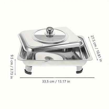 BUFFET TRAY™ BANDEJA ELEGANTE  CON TAPA