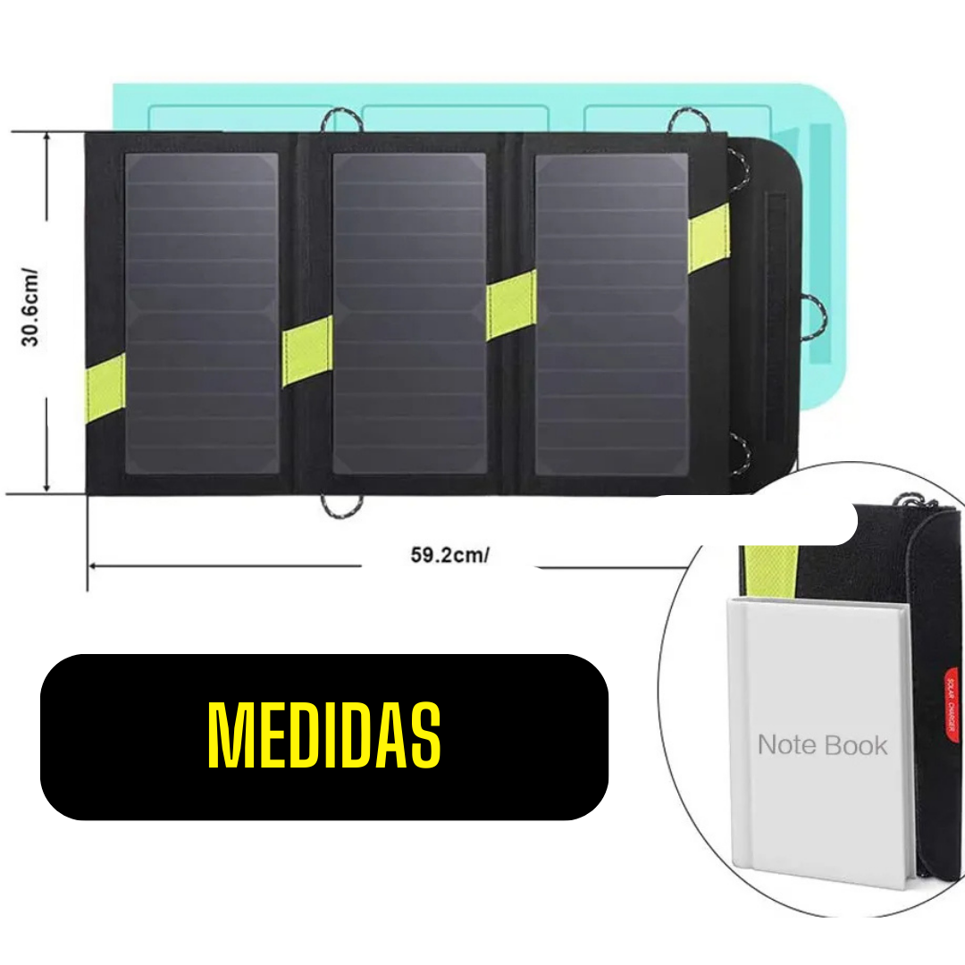 CARGADOR SOLAR  - FOR OUTDOOR CAMPING AND TOURISM