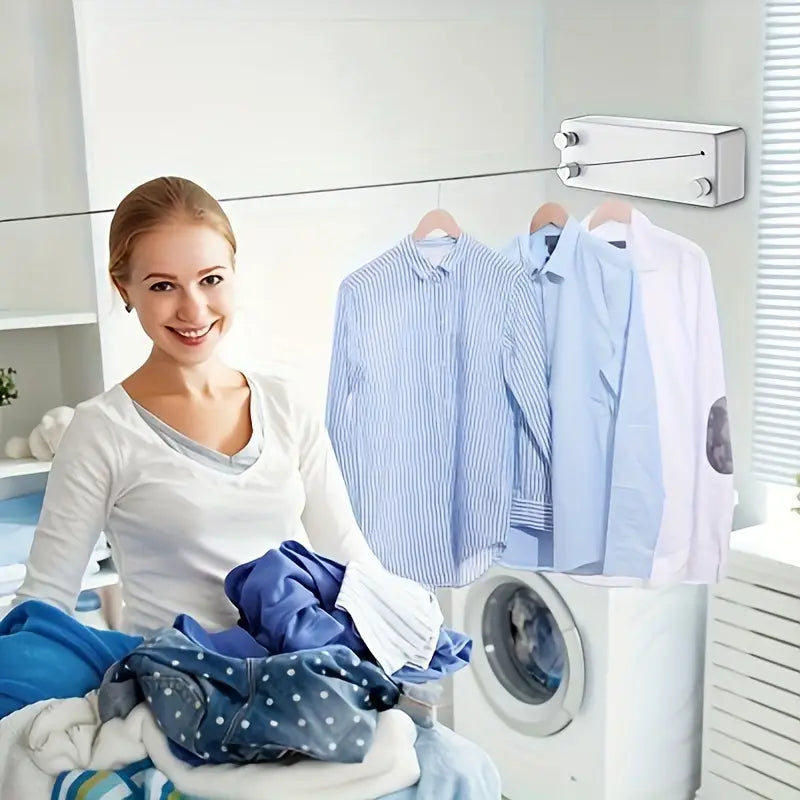 CLOTHESLINE™ TENDEDEOR RETRÁCTIL BLANCO