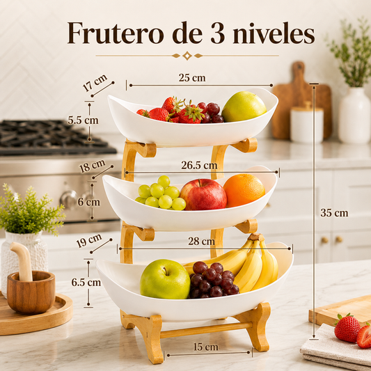 FRUTERO 3 NIVELES