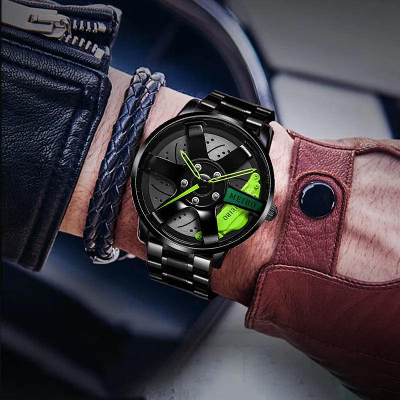 CAR WATCH - RELOJ GIRATORIO 360GRADOS