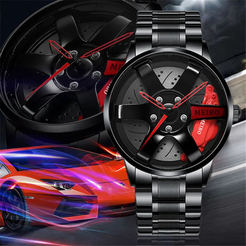 CAR WATCH - RELOJ GIRATORIO 360GRADOS