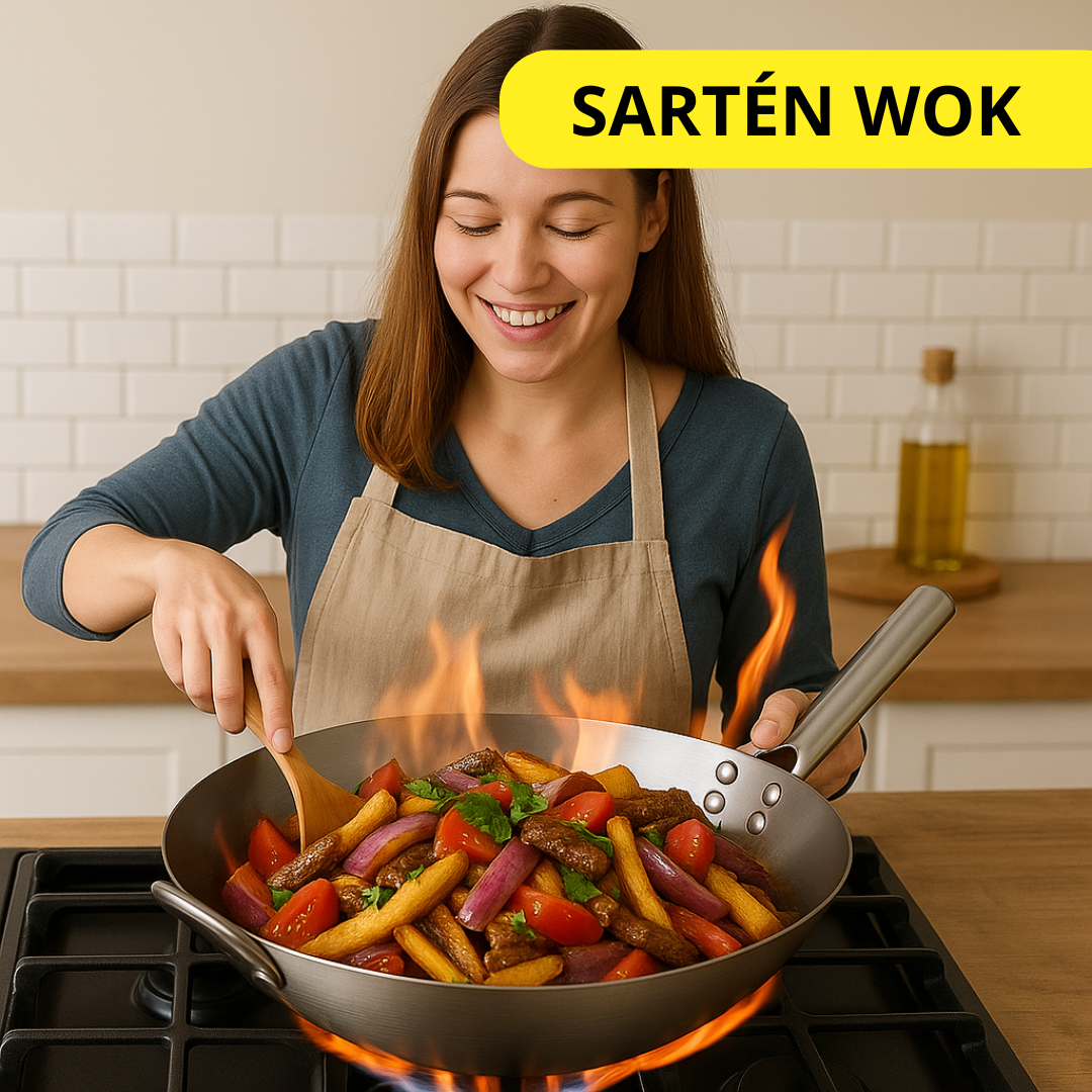 DUO WOK™ SARTEN + PEROL