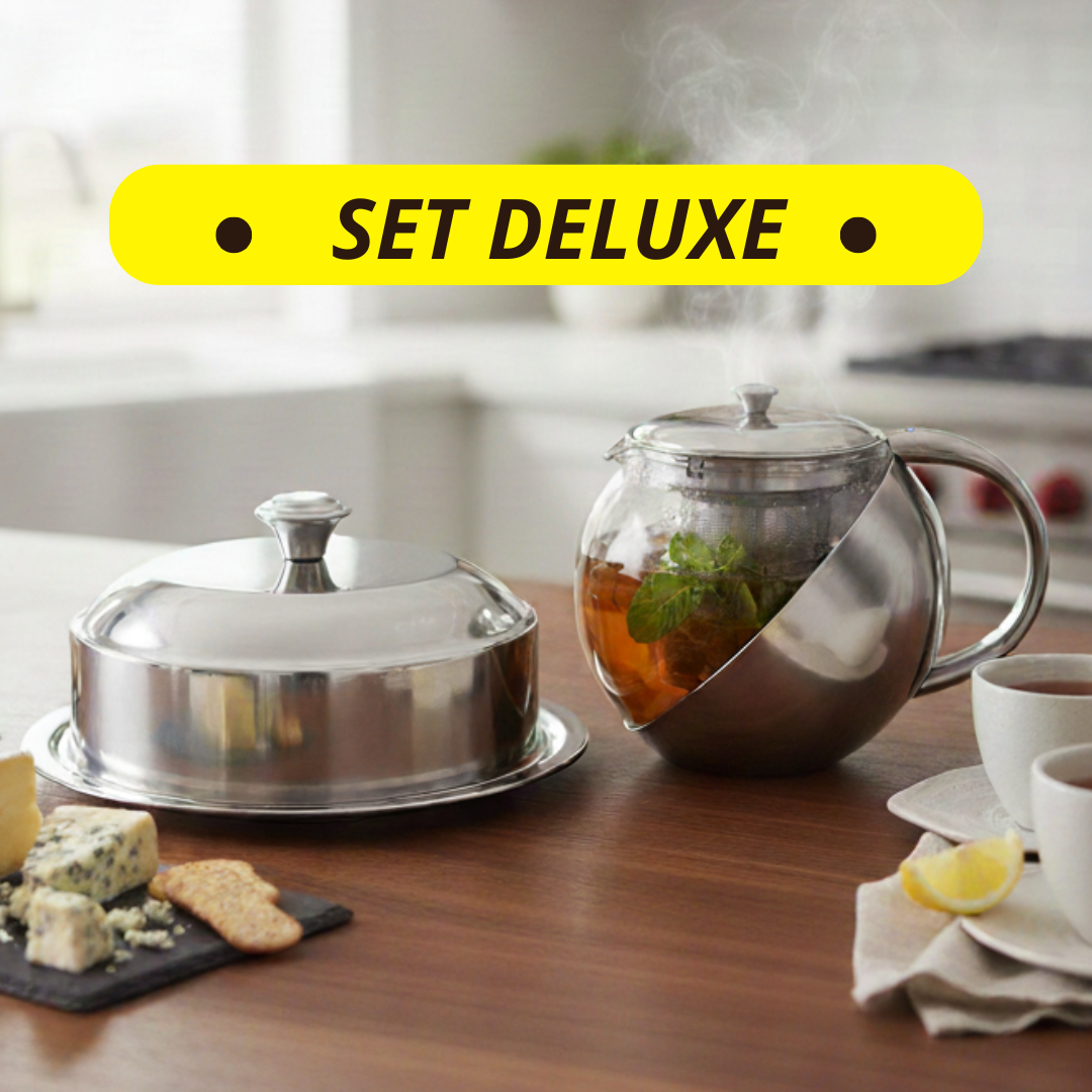 DELUXE™ SET QUESERA + JARRA INFUSORA