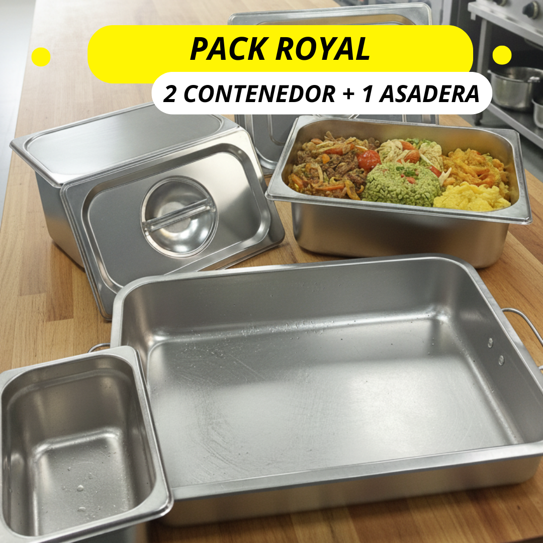 PACK ROYAL™ CONTENEDORES + ASADERO