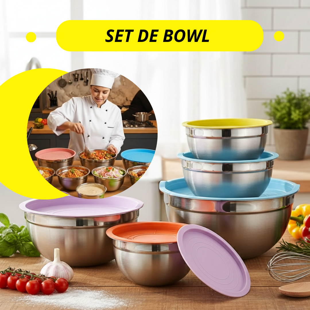 SET BOWL ™ - 7 BOWL HERMÉTICOS