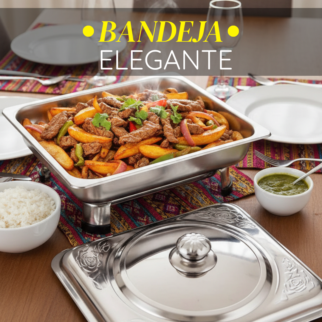 GOURMET MASTER™  FUENTE + TAPA ELEGANTE