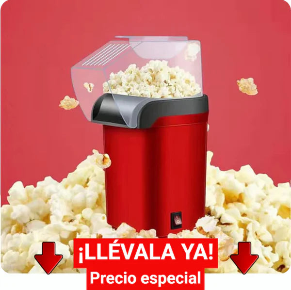 MAQUINA POP CORN™ SIN ACEITES, LISTO AL INSTANTE