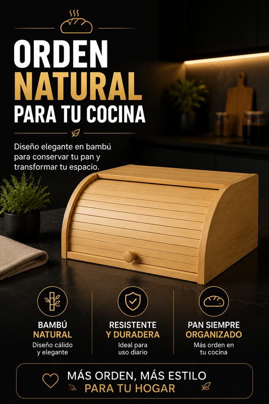 PANERA CON TAPA BAMBU