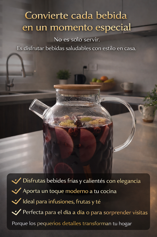 JARRA DE BOROSILICATO DE 1.5L
