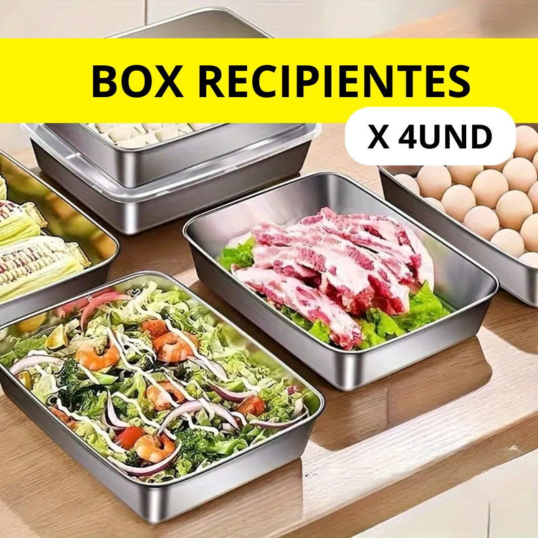 STEEL CONTAINERS™ - RECIPIENTE DE ALIMENTOS ACERO