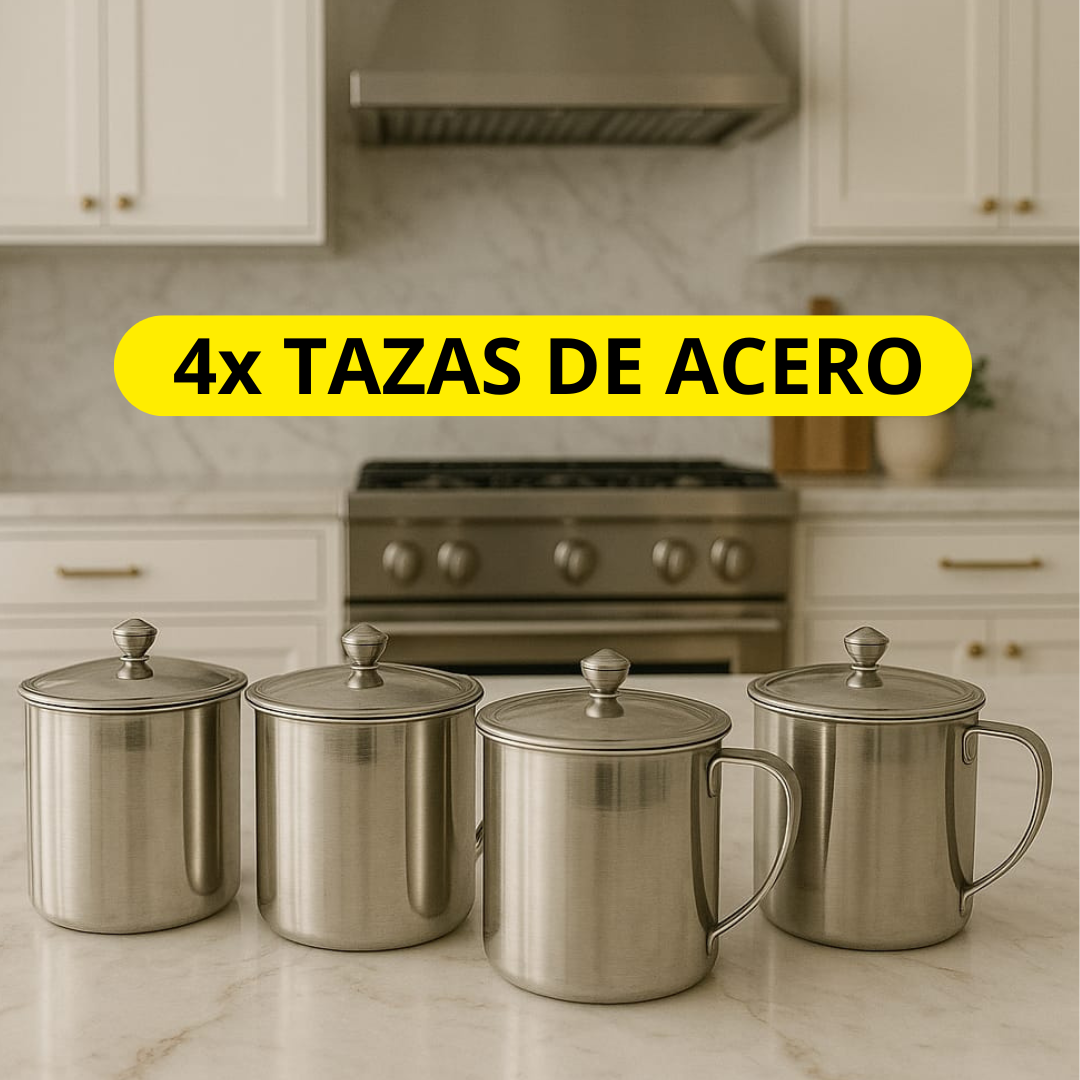 ELEGANT MUGS™ TAZAS X 4UND