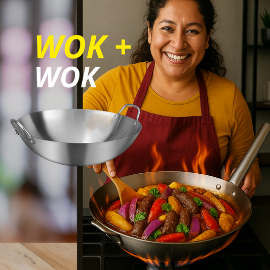 DUO WOK™ SARTEN + PEROL