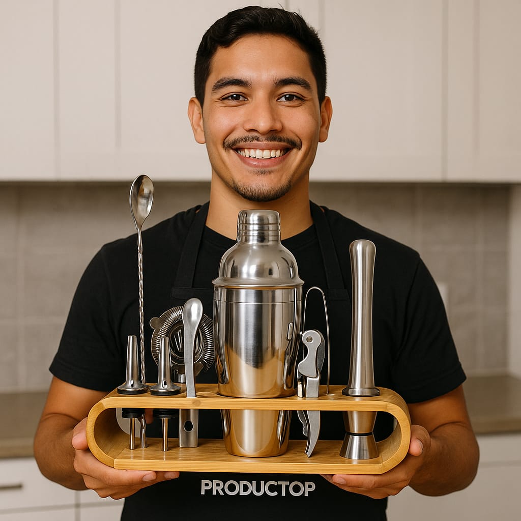 SHAKER™  SET COMPLETO COCTELERA & BARTENDER