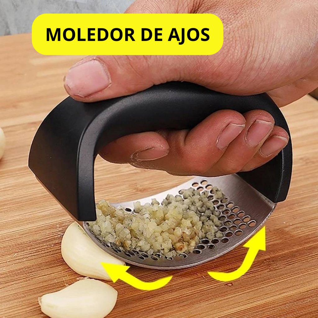 AJOPRESS PRO™ MOLEDOR DE AJOS, MANOS LIMPIAS